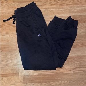 Black champion joggers